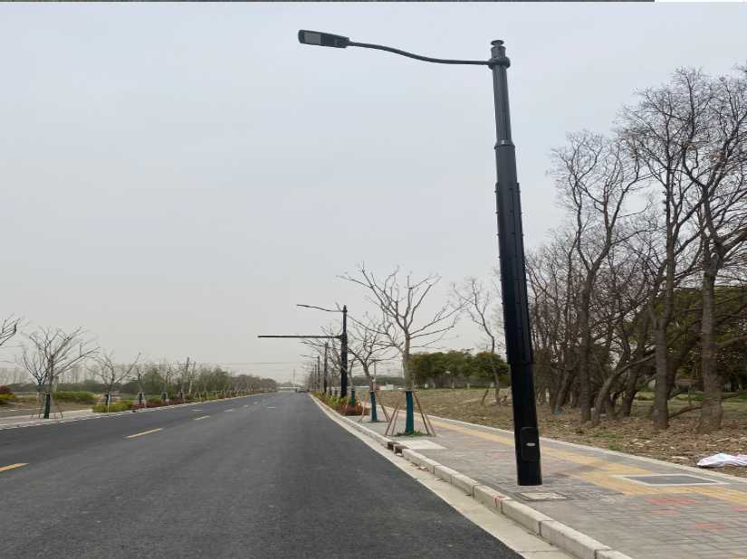 平江县上海综合杆 太阳能路灯工程